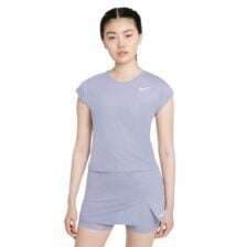 Nike Court Dri-Fit Victory Dame T-shirt Indigo Haze/White