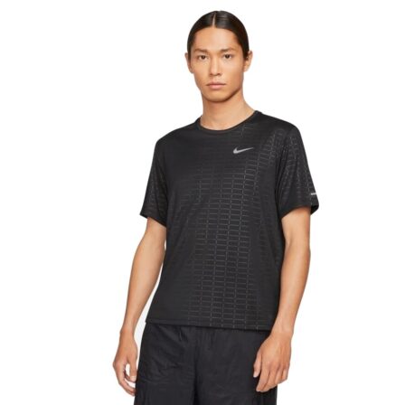 Nike Miler Run Division T-shirt Black/Reflective Silver
