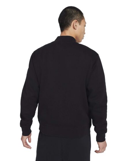 Nike-Sportswear-Club-Fleece-Bomber-Jacket-Black-White-bagfra-ny-p