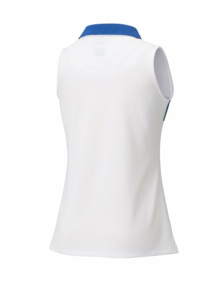 Yonex-75th-Dame-Sleeveless-Polo-20627A-White-2-p
