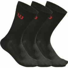 Wilson Crew Strømper 3-Pak Sort