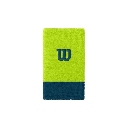 Wilson Svedbånd Extra Wide 2-pak Lime/Blå