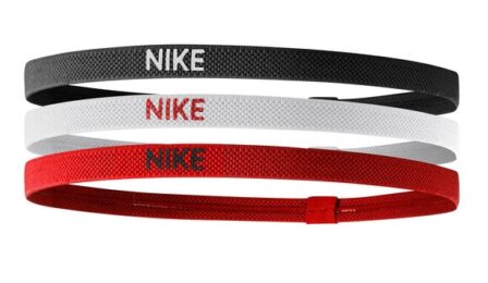Nike Hårbånd 3-pak Sort/Hvid/Rød