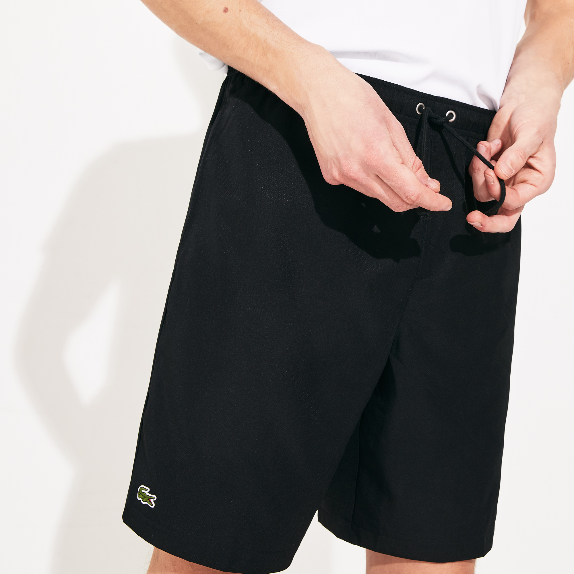 Sport Solid Diamond Shorts Black | Sorte shorts