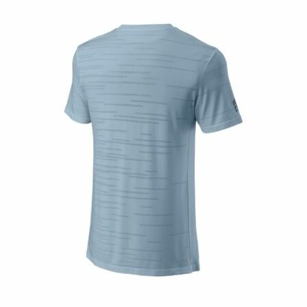 Padel-T-shirt-Wilson-Kaos-Rapide-Crew-T-shirt-Blue-Fog