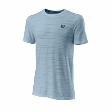 Wilson-Kaos-Rapide-Crew-T-shirt-Blue-Fog-Tennis-T-shirt