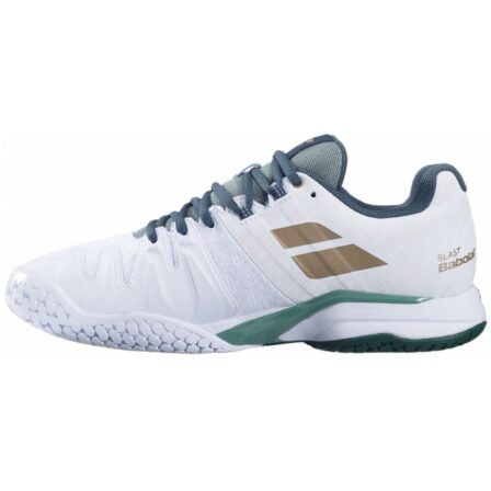 Babolat-Propulse-Blast-All-Court-Wimbledon-WhiteDark-Green-Tennis-sko