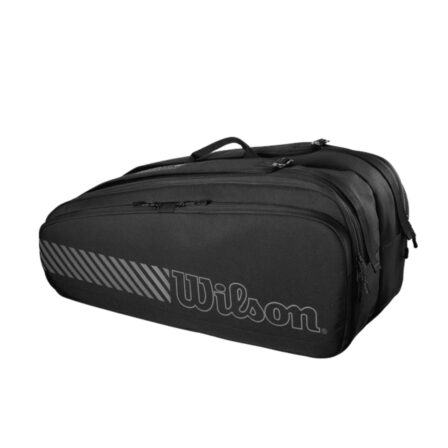 Wilson-Night-Session-Tour-Bag-12R-Black-tennistaske-sort