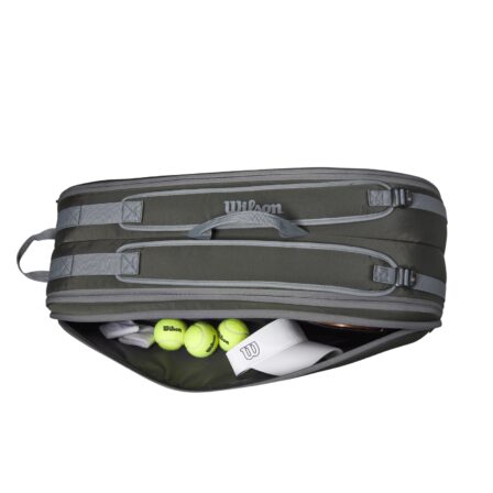 Wilson-Tour-6-Bag-Dark-Green-tennistaske-5