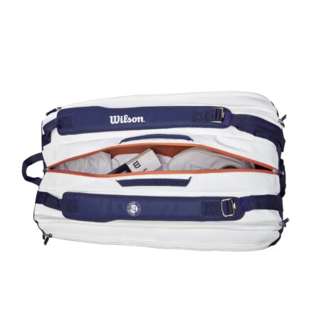 Wilson-Super-Tour-Roland-Garros-15-Bag-Navy-White-Clay-tennis-taske-2