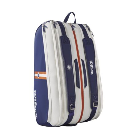 Wilson-Super-Tour-Roland-Garros-15-Bag-Navy-White-Clay-tennis-taske-5