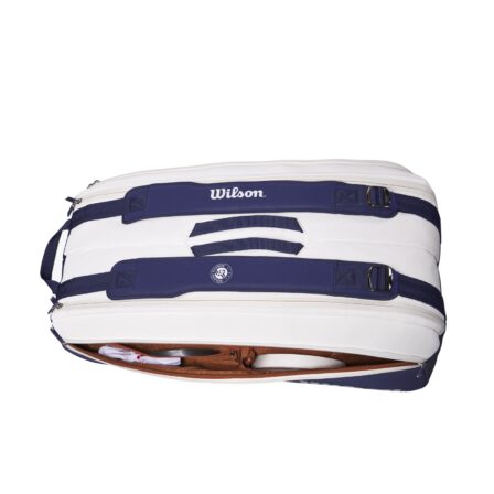 Wilson-Super-Tour-Roland-Garros-9-Bag-Navy-White-Clay-tennistaske-5