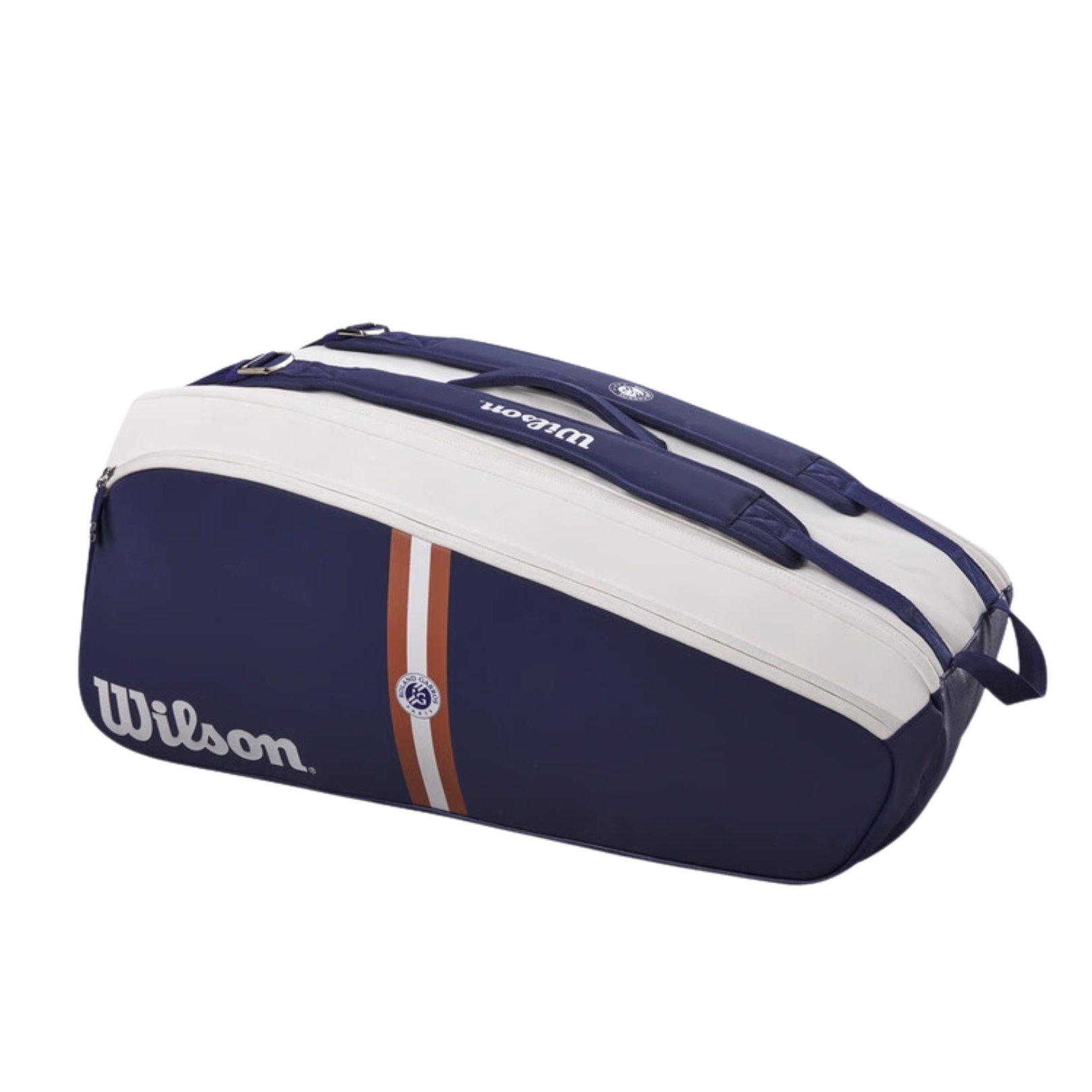 Wilson-Super-Tour-Roland-Garros-9-Bag-Navy-White-Clay-tennistaske-7