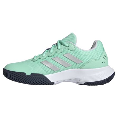 Adidas-GameCourt-2-Women-Pulse-Mint-Silver-Metallic-1
