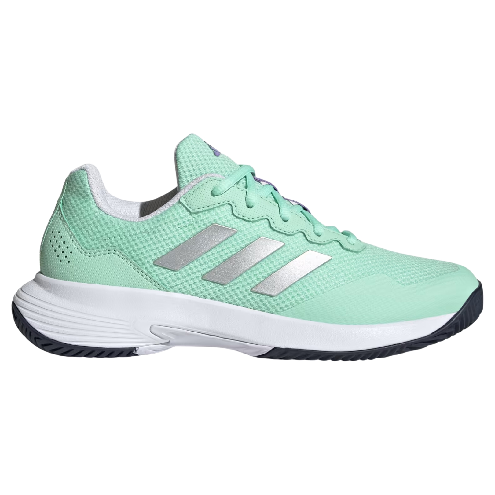 Adidas-GameCourt-2-Women-Pulse-Mint-Silver-Metallic