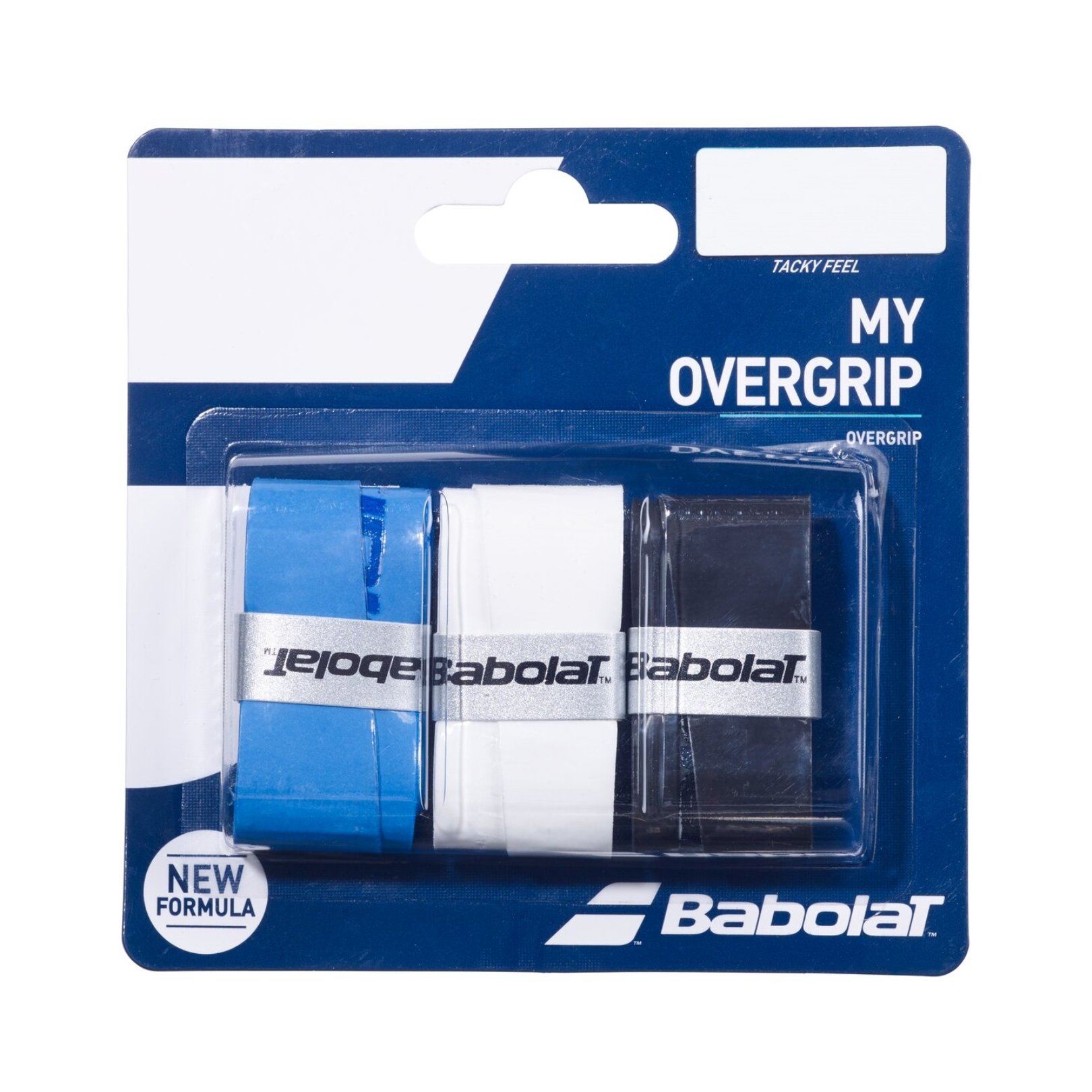 Babolat My Overgrip 3-Pack White/Black/Blue | Tennis greb