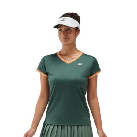 Yonex-Women-T-shirt-20758EX-Olive-Green-1