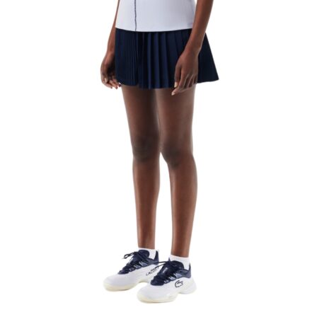 Lacoste-Pleated-Lined-Shorts-Women-Navy-Blue-2