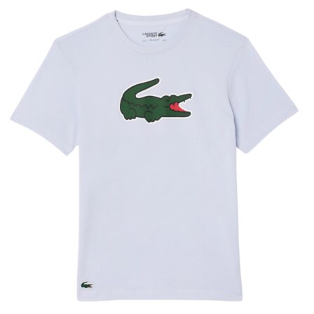 Lacoste Ultra-Dry Croc Print T-shirt Light Blue