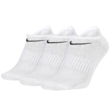 Nike Everyday Lightweight No-Show Socks 3-Pack White