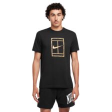 Nike Court Dri-FIT Heritage T-shirt Black