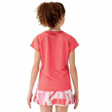 Yonex-Women-T-shirt-20848EX-Coral-Red-3