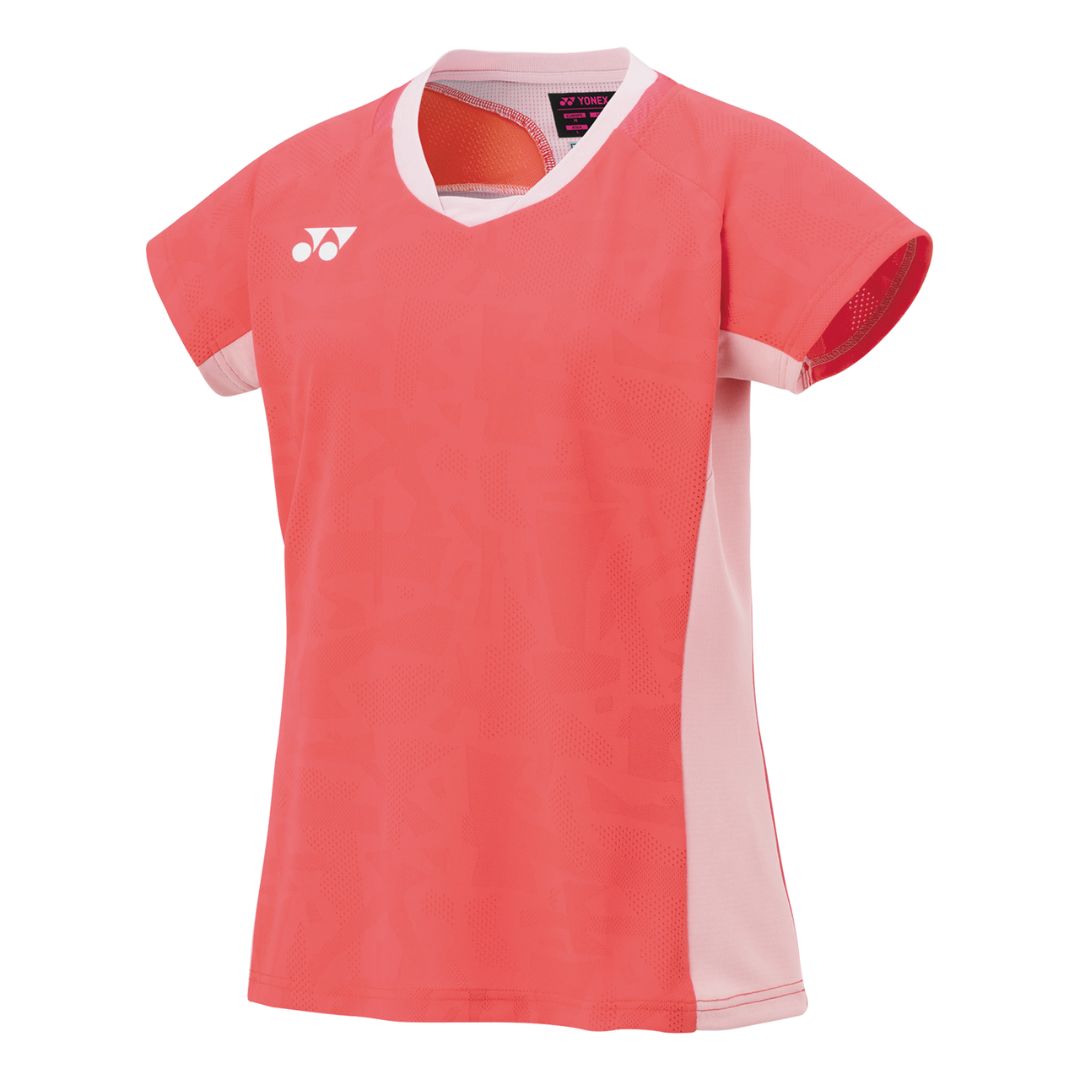 Yonex-Women-T-shirt-20848EX-Coral-Red