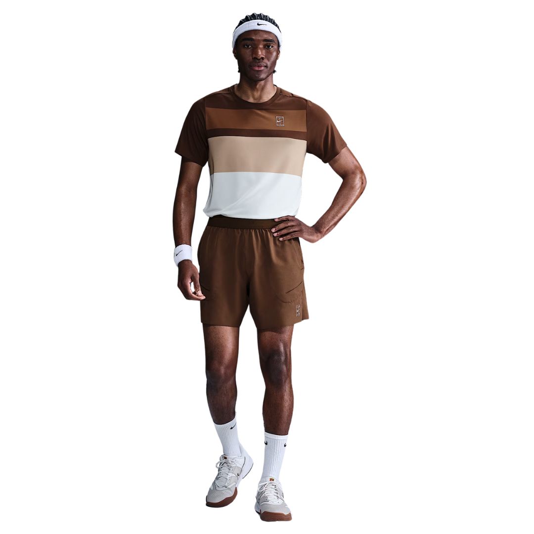Nike-Court-Advantage-T-shirt-Cacao-Wow