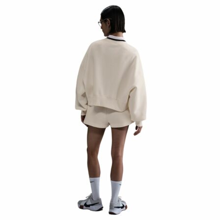 Nike-Court-Phoenix-Fleece-Women-High-Waisted-Loose-Shorts-Pale-Ivory-2