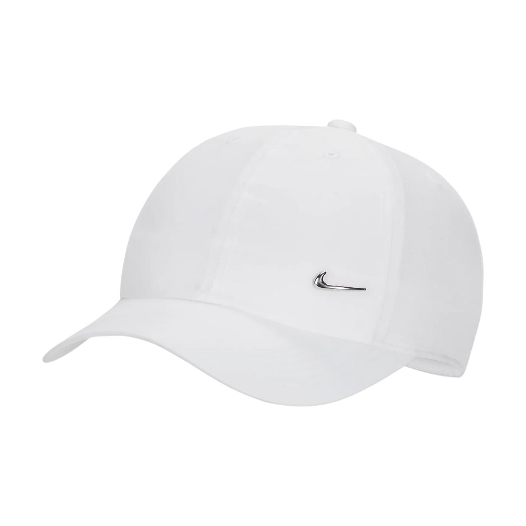 Nike-Kids-Dri-FIT-Club-Metal-Swoosh-Cap-White