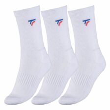 Tecnifibre High Cut Socks 3-Pack White