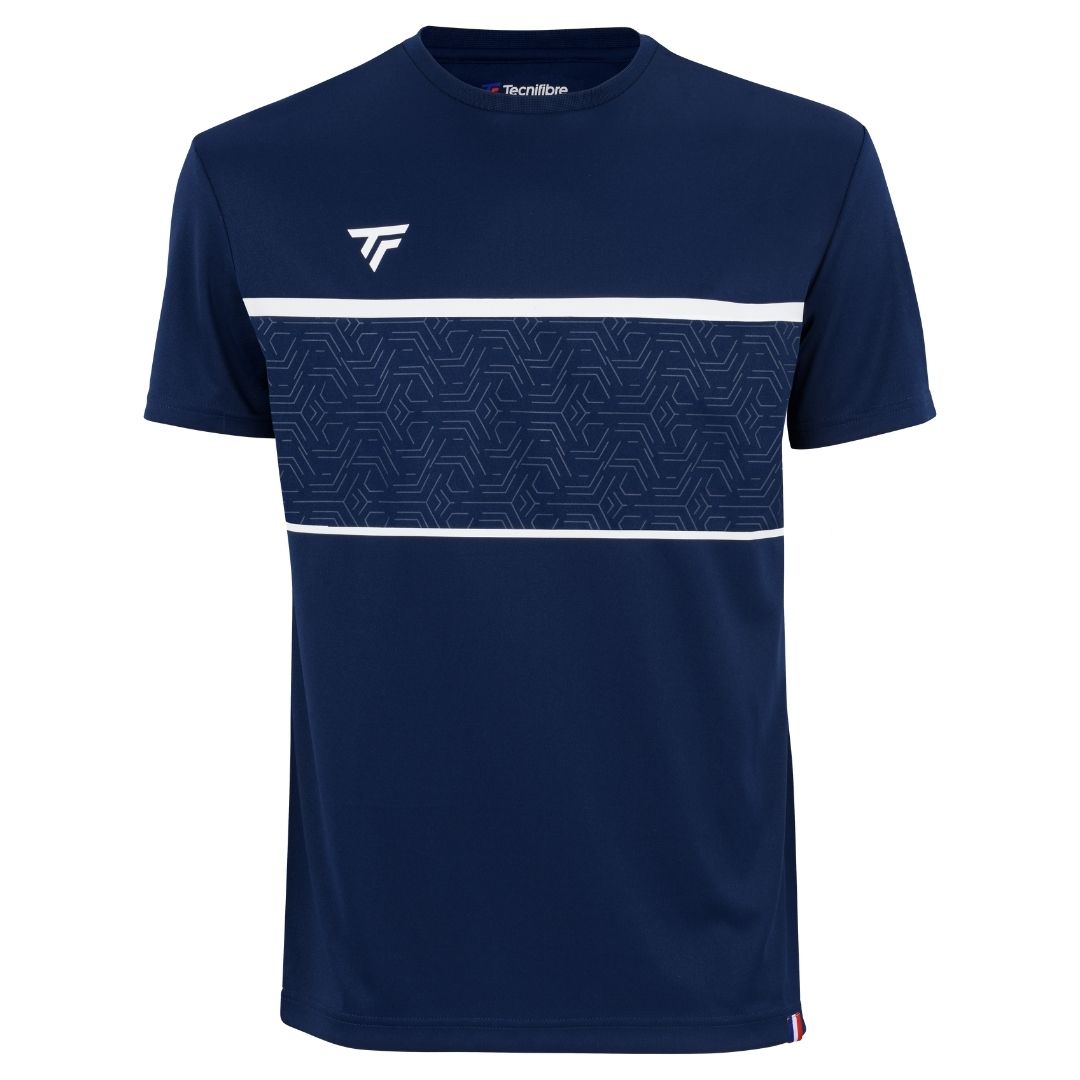 Tecnifibre-Team-Boys-Tech-T-shirt-Marine