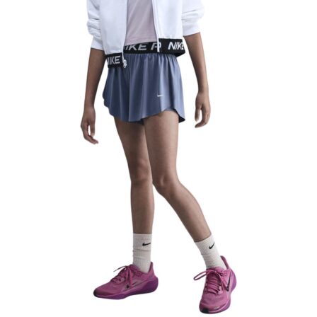 Nike Pro Girls Dri-FIT 2-in-1 Shorts World Indigo