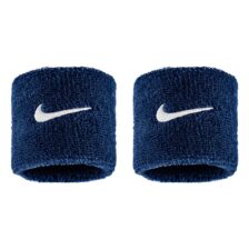 Nike Swoosh Classic Wristbands 2-Pack Navy/White