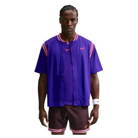 Nike Court Slam Dri-FIT Button-Up Top Dark Concord