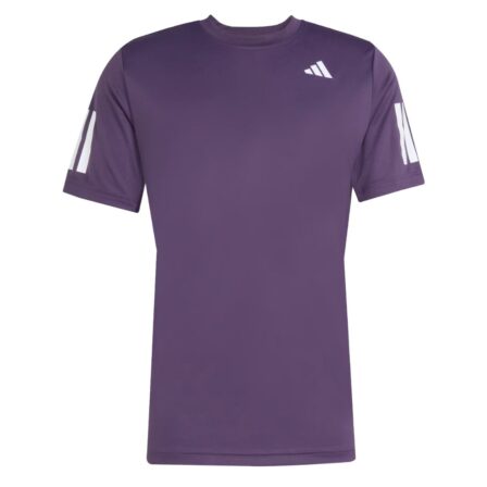Adidas Club Climacool 3-Stripes T-shirt Aurora Plum