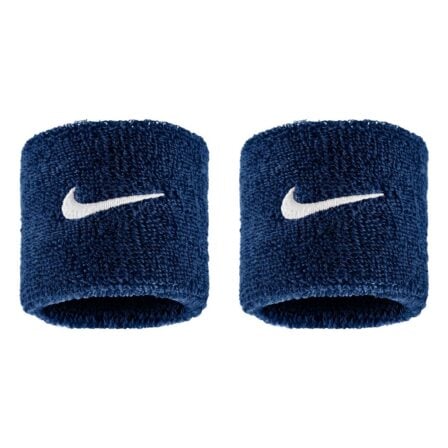 Nike Swoosh Classic Wristbands 2-Pack Navy/White
